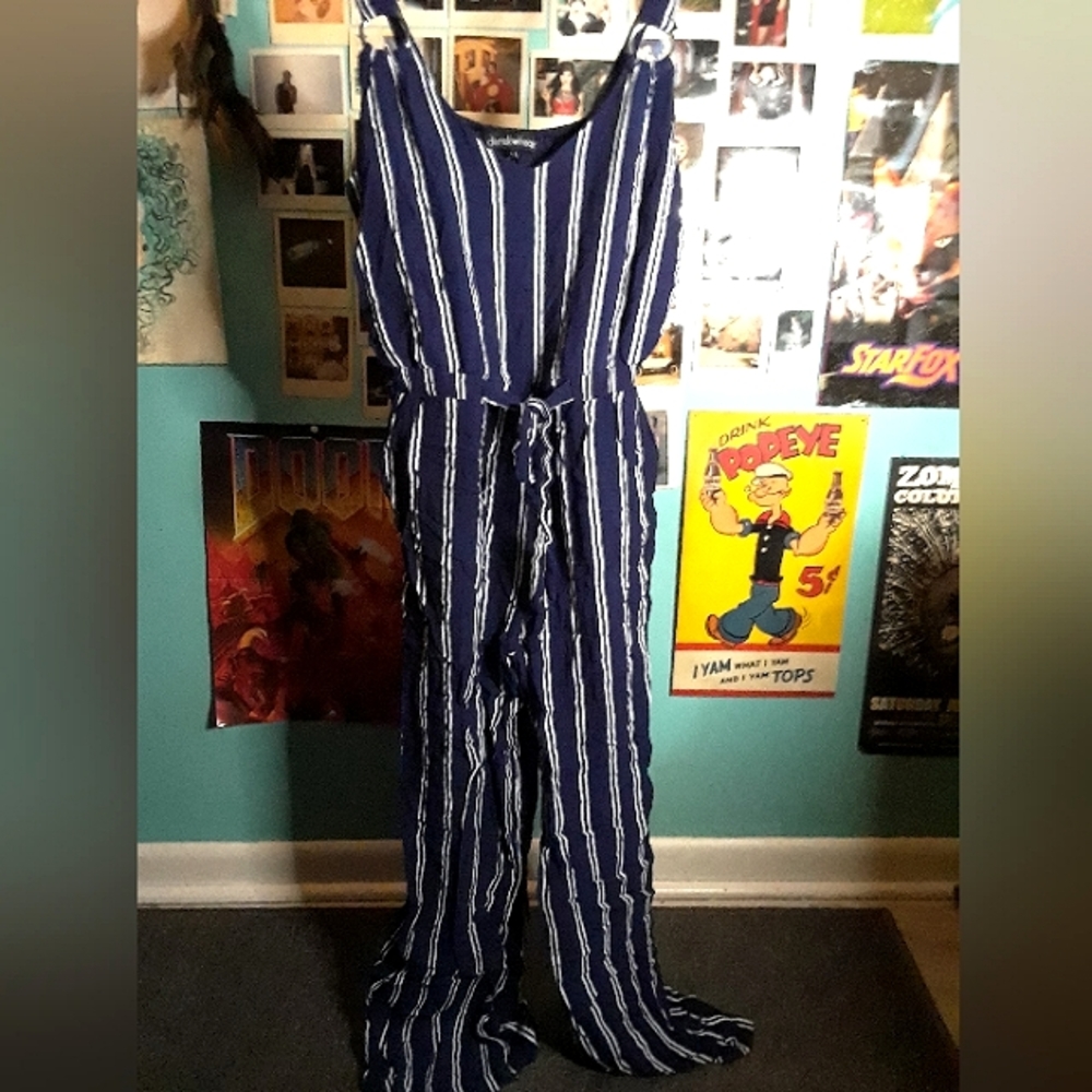 Navy Pantsuit